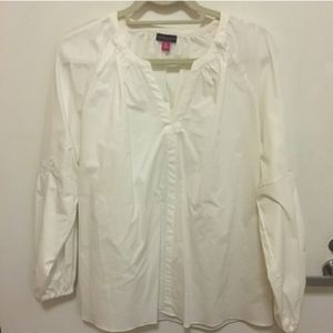 White Vince Camuto Blouse, sz Medium